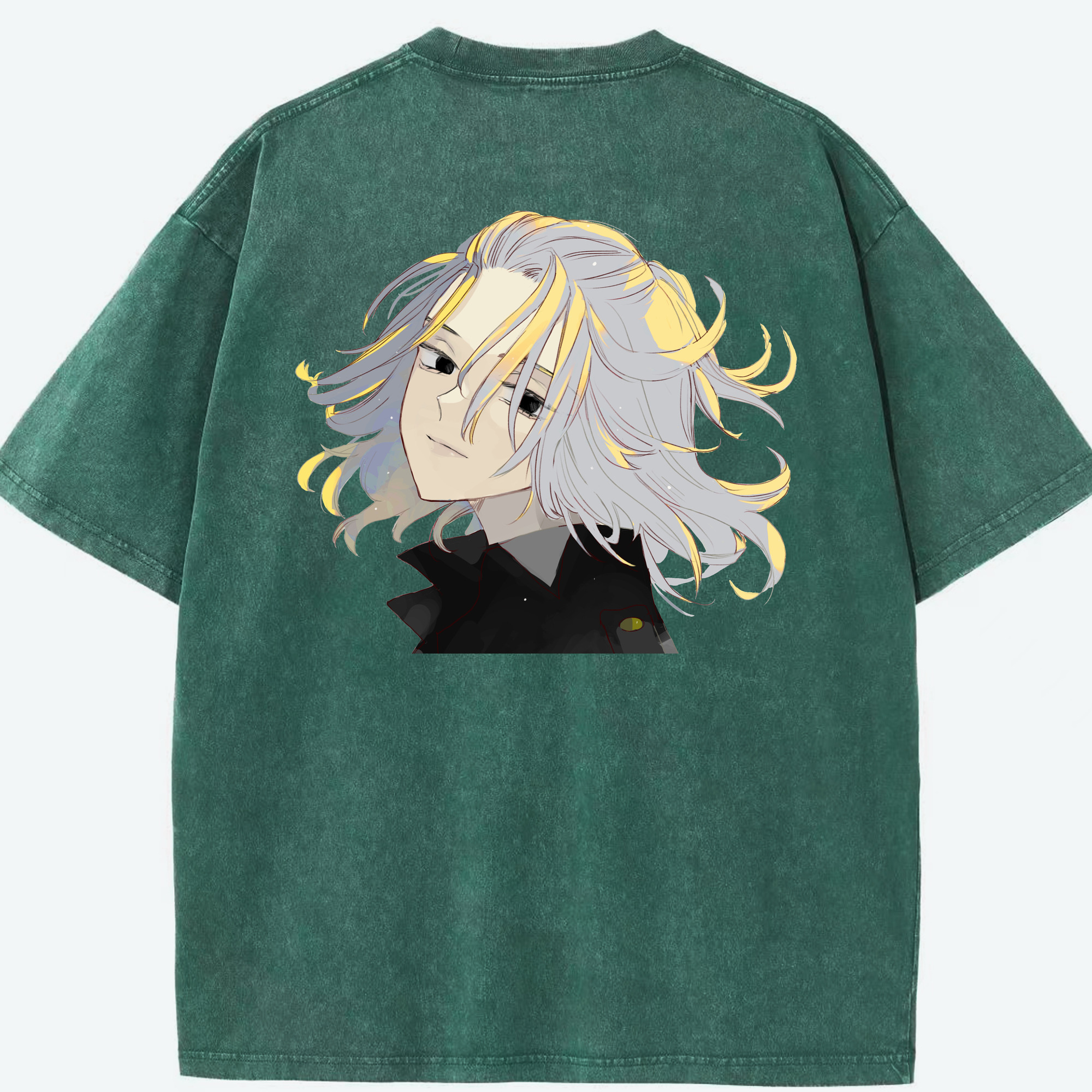 （画像用） 東京リベンジャーズ Tokyo Revengers 綿100% ヴィンテージ風 半袖Tシャツ（背面プリント）